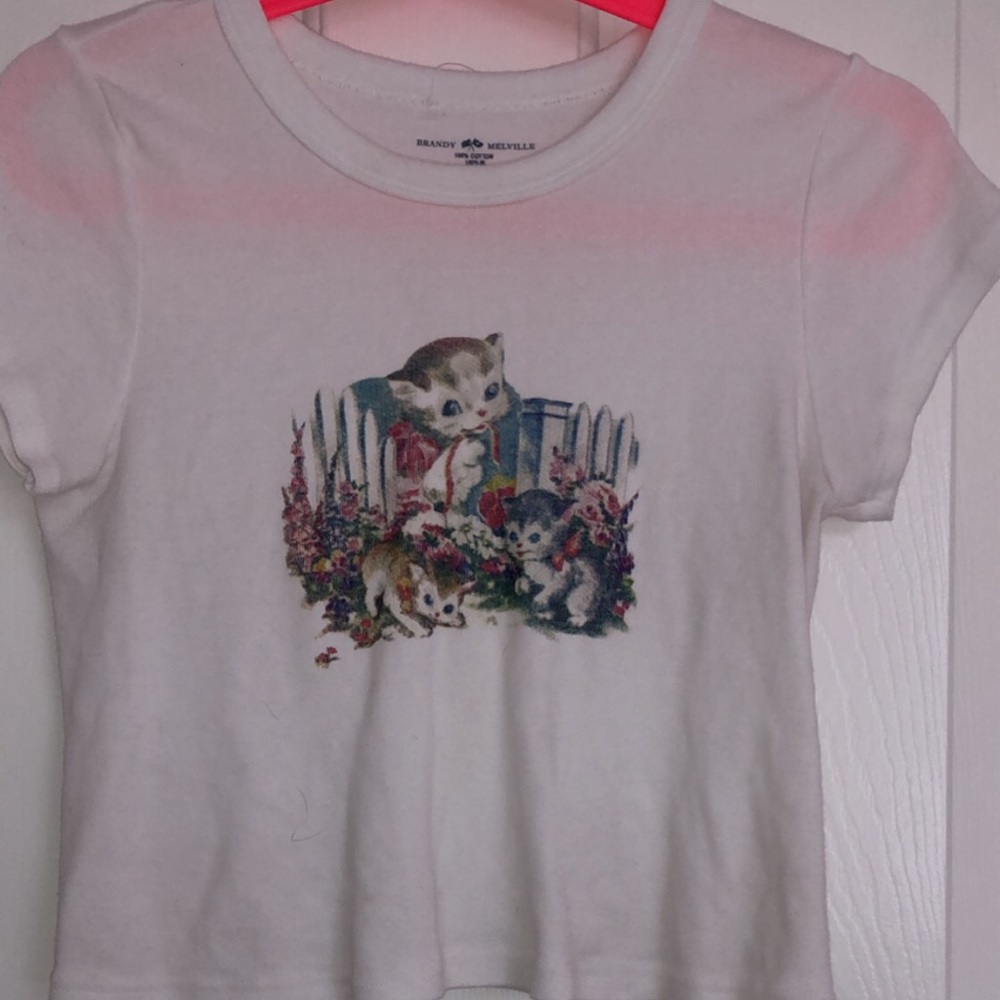 Brandy Melville kitten Ashlyn top